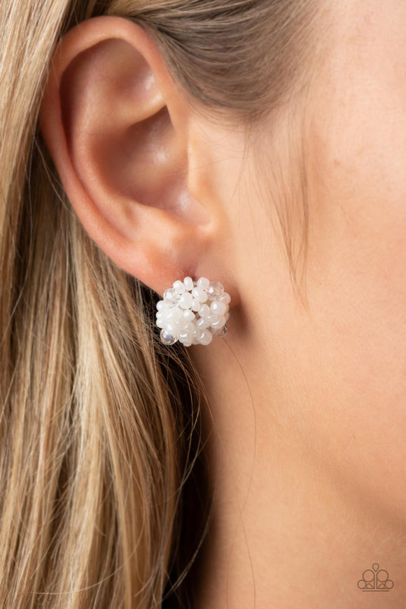 Bunches of Bubbly White ✧ Post Earrings Post Earrings