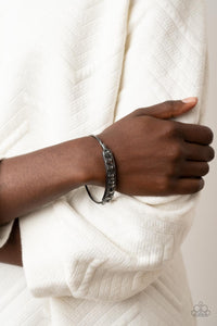 Black,Bracelet Cuff,Gunmetal,Hematite,Vertigo Views Black ✧ Hematite Cuff Bracelet