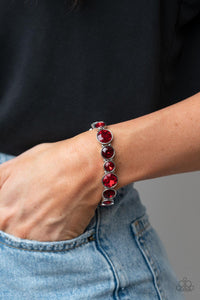 Bracelet Stretchy,Red,Twinkling Tease Red ✧ Stretch Bracelet