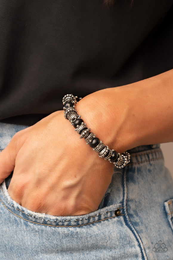 Canyon Crusher Black ✧ Stretch Bracelet
