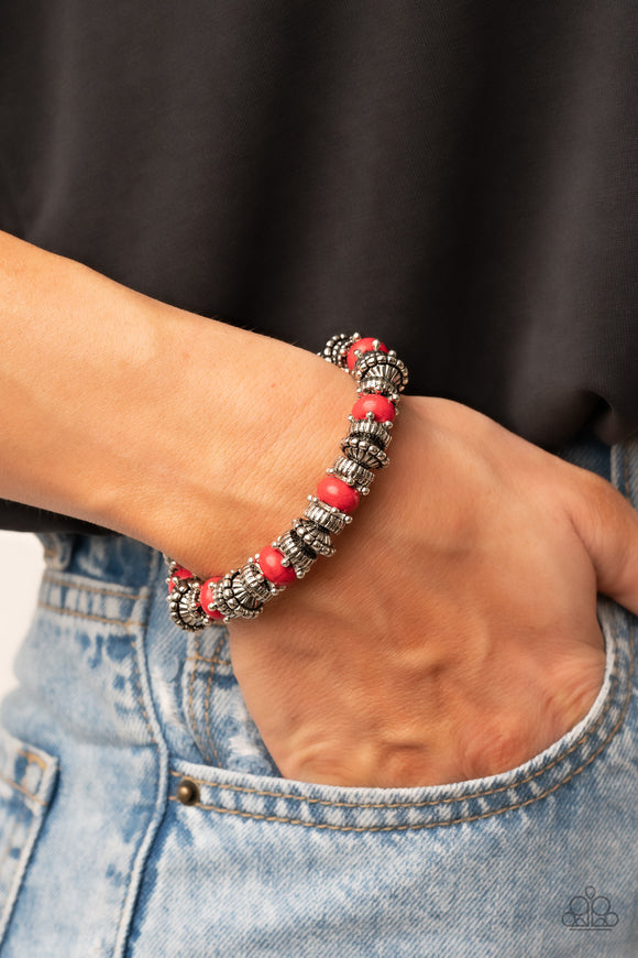 Canyon Crusher Red ✧ Stretch Bracelet