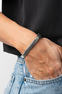 Black,Bracelet Hinged,Chart-Topping Twinkle Black ✧ Hinged Bracelet