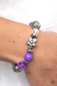 Bracelet Stretchy,Purple,Pretty Persuasion Purple ✧ Stretch Bracelet