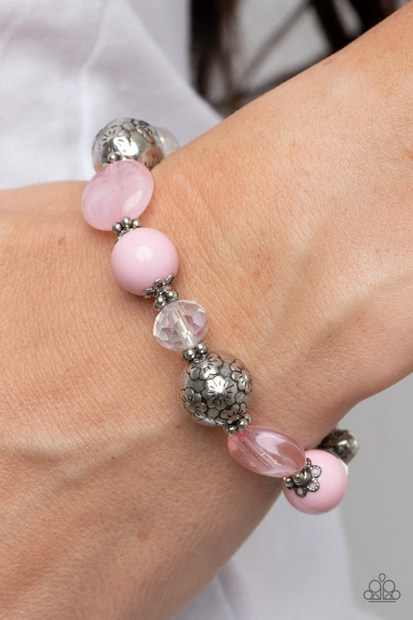 Pretty Persuasion Pink ✧ Iridescent Stretch Bracelet