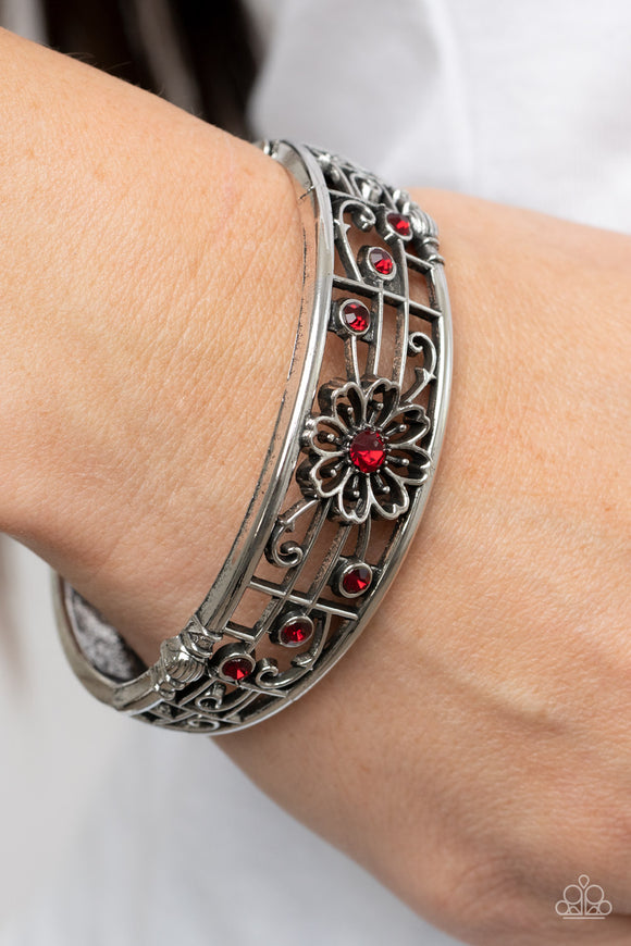 Prairie Musical Red ✧ Hinged Bracelet Hinged Bracelet