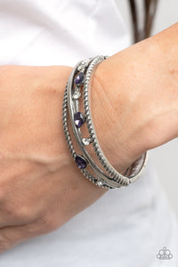 Bracelet Hinged,Purple,Bonus Bling Purple ✧ Hinged Bracelet