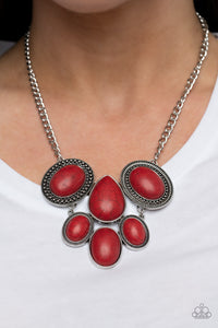 Necklace Short,Red,All-Natural Nostalgia Red ✧ Necklace