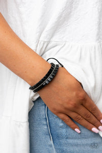 Black,Bracelet Knot,Silver,Urban Bracelet,Hard to PLEATS Black ✧ Urban Bracelet