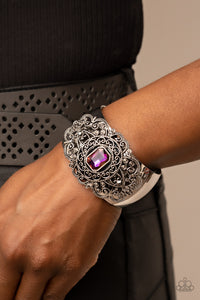 Bracelet Cuff,Hematite,Iridescent,Purple,Throne Room Royal Purple ✧ Bracelet