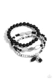 Redefined Romance Black ✧ Stretch Bracelet
