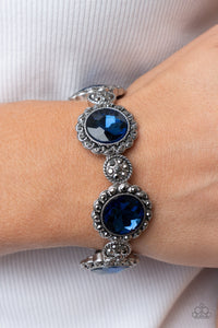 Blue,Bracelet Stretchy,Hematite,Palace Property Blue ✧ Hematite Stretch Bracelet