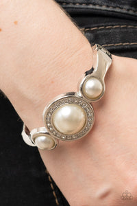 Bracelet Hinged,White,Debutante Daydream White ✧ Hinged Bracelet