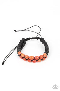 Black,Bracelet Knot,Orange,Urban Bracelet,Just Play Cool Orange ✧ Urban Bracelet