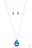 Illustrious Icon Blue ✧ Iridescent Necklace Short