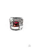 Galactic Governess Red ✧ Ring Wide Back Ring