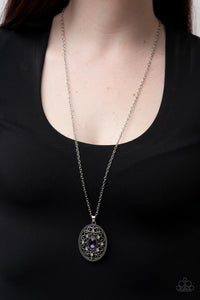 Necklace Long,Purple,Sonata Swing Purple ✧ Necklace