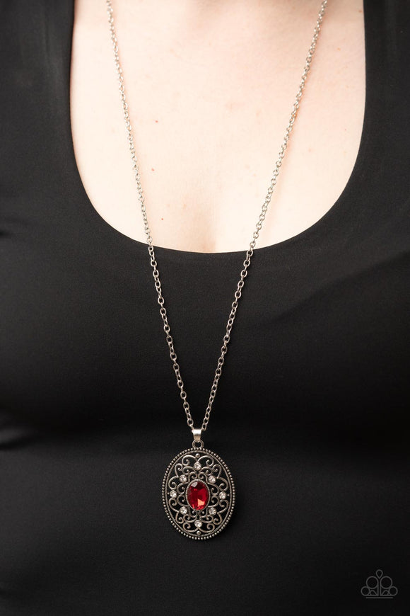 Sonata Swing Red ✧ Necklace Long