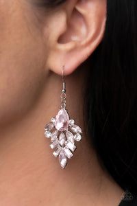 Earrings Fish Hook,Light Pink,Pink,Stellar-escent Elegance Pink ✧ Earrings