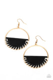 Lavishly Laid Back Black ✧ Earrings