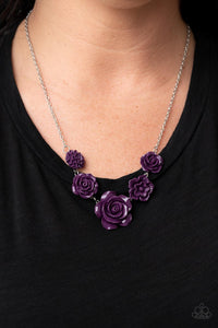 Necklace Short,Purple,PRIMROSE and Pretty Purple ✧ Necklace