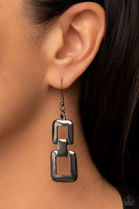 Black,Earrings Fish Hook,Gunmetal,Public Square Black ✧ Earrings