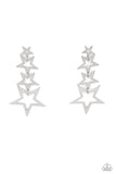 Superstar Crescendo Silver ✧ Star Post Earrings