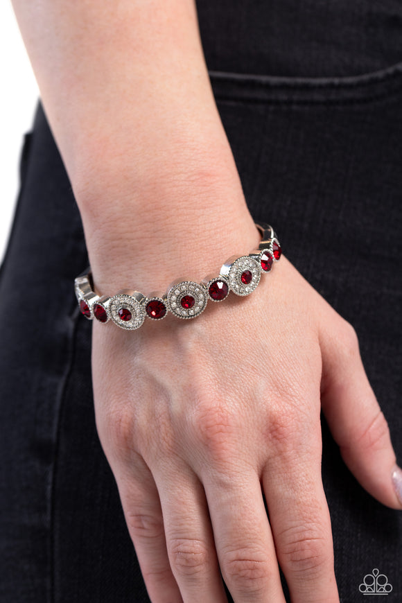 Crowns Only Club Red ✧ Hinged Bracelet