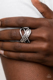 Triple Threat Twinkle Black ✧ Ring