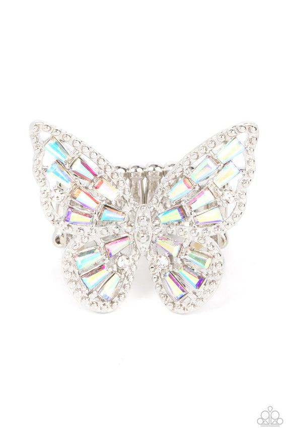 Bright-Eyed Butterfly Multi ✧ Iridescent Ring