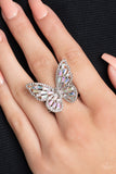 Bright-Eyed Butterfly Multi ✧ Iridescent Ring