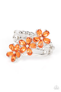 Orange,Ring Skinny Back,Posh Petals Orange ✧ Ring