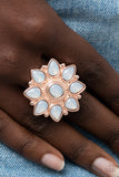 Enchanted Orchard Rose Gold ✧ Opal Ring