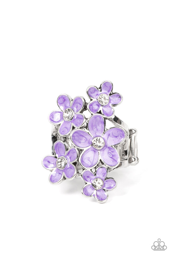 Boastful Blooms Purple ✧ Ring