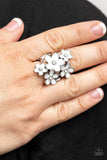 Boastful Blooms White ✧ Ring