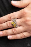 All FLUTTERED Up Yellow ✧ Butterfly Ring