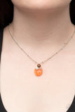 Cherokee Canyon Orange ✧ Wood Quartz Necklace Short