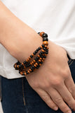 Oceania Oasis Black ✧ Wood Stretch Bracelet Stretch Bracelet