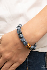 Blue,Bracelet Stretchy,Glazed,Glaze Craze Blue  ✧ Bracelet