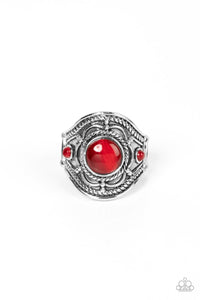 Cat's Eye,Red,Ring Wide Back,Exuberant Escapade Red ✧ Cat's Eye Ring