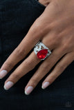 Kinda a Big Deal Red ✧ Heart Ring