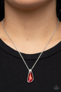 Necklace Short,Red,Envious Extravagance Red ✧ Necklace