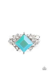 Blue,Iridescent,Ring Skinny Back,Mind-Blowing Brilliance Blue ✧ Iridescent Ring