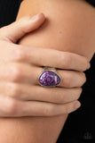 Earth Hearth Purple ✧ Ring Wide Back Ring