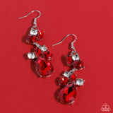 Rhinestone Reveler Red ✧ Earrings