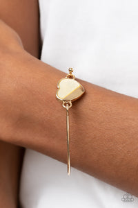 Bracelet Bangle,Bracelet Hook,Gold,Hearts,Valentine's Day,Hidden Intentions Gold ✧ Bracelet