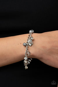 Bracelet Stretchy,Hearts,Mother,Silver,Valentine's Day,Adorningly Admirable Silver ✧ Stretch Bracelet