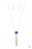 Happily Ever Ethereal Blue ✧ Cat's Eye Necklace Long