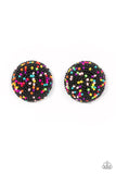 Kaleidoscope Sky Black ✧ Post Earrings Post Earrings