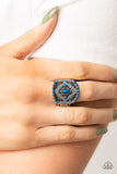 Amplified Aztec Blue ✧ Ring