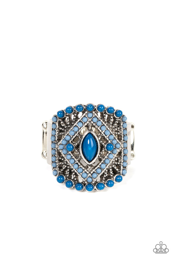 Amplified Aztec Blue ✧ Ring